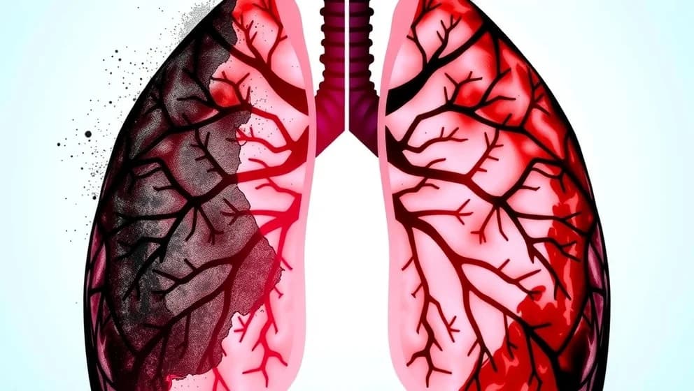 Hur ser lungorna ut när man röker