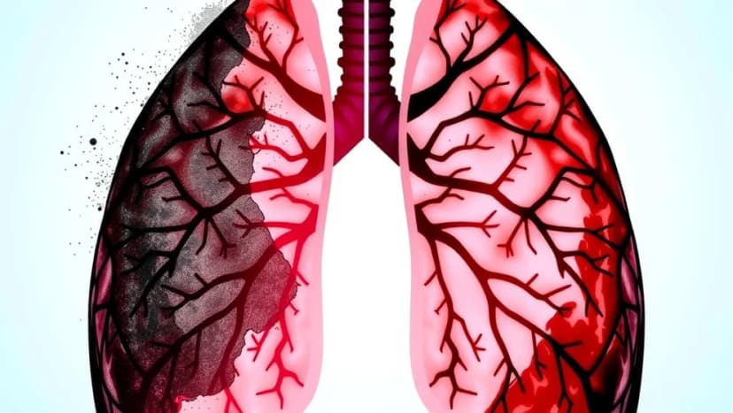 Hur ser lungorna ut när man röker