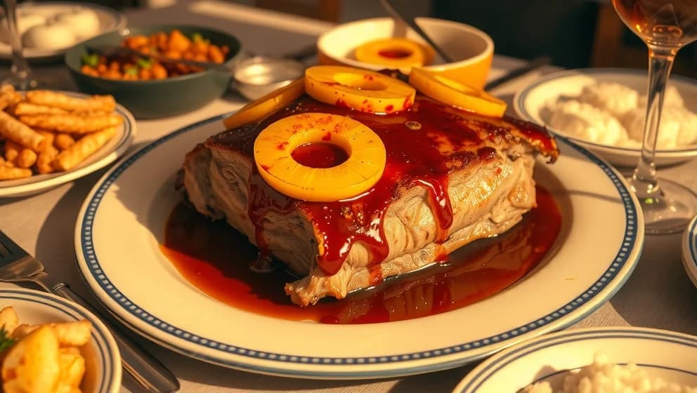 Kassler med ananas från 80-talet